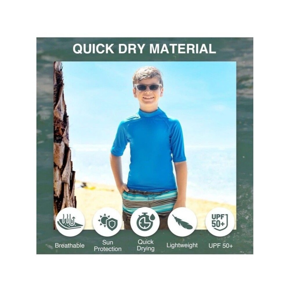 Kanu Surf Boys Fiji UPF 50+ Sun Protective Rashguard Size 3T - Picture 2 of 6